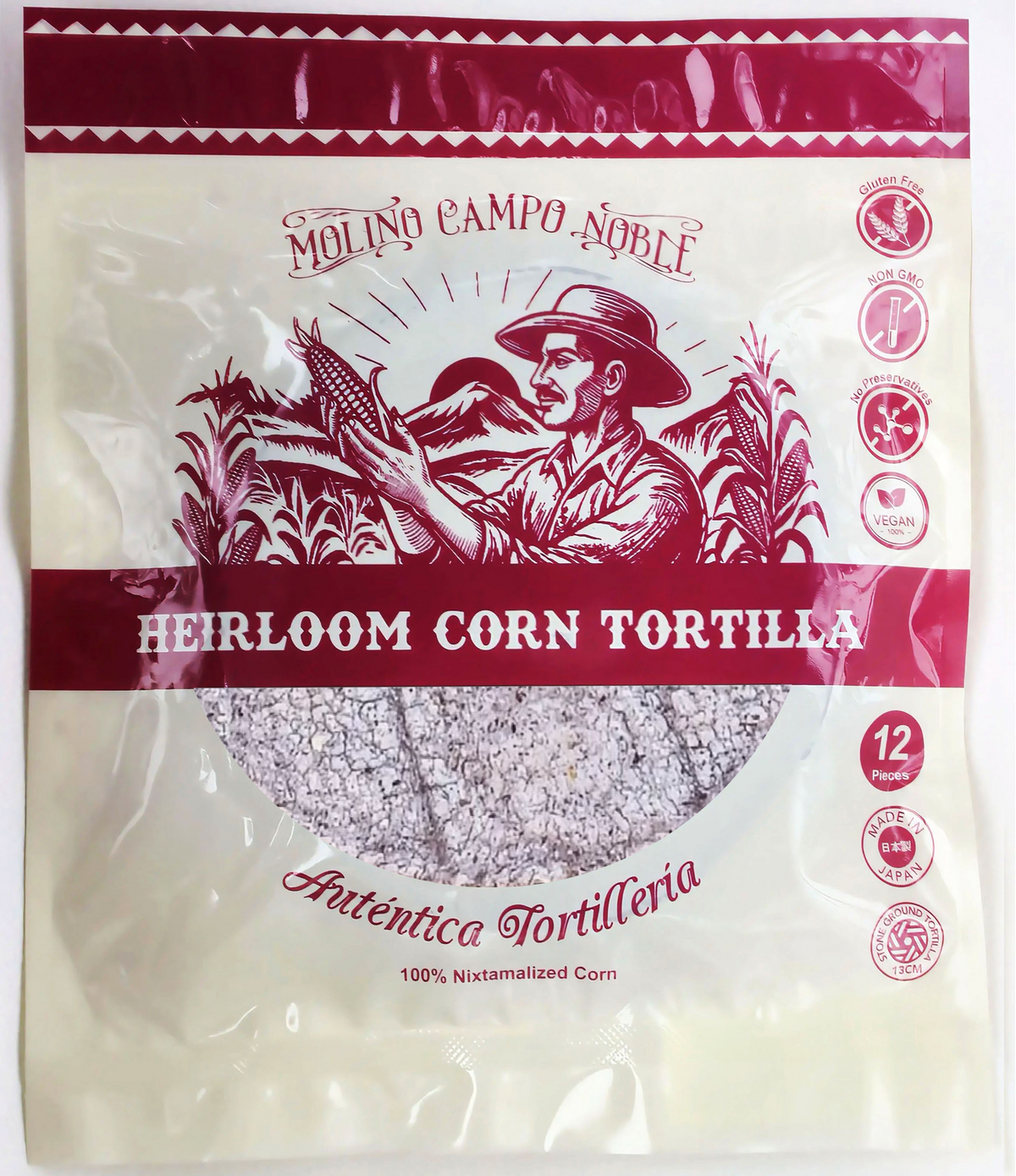 Pink Corn Tortilla